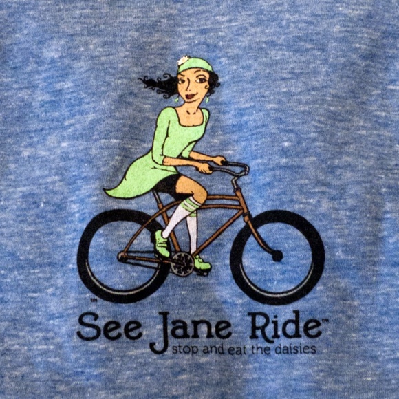 S-XXL NWT See Jane Ride Vintage Feel Tee. - Picture 4 of 7